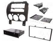 Radio frame; Mazda; 1 DIN,2 DIN; matt black METRA