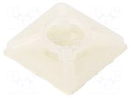 Holder; self-adhesive; polyamide; UL94V-2; natural; Ht: 5.4mm BM GROUP