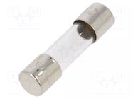 Fuse: fuse; 6.3A; 250VAC; quick blow; glass; 5x20mm; bulk OPTIFUSE