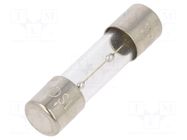 Fuse: fuse; 2.5A; 250VAC; time-lag; glass; 5x20mm; TSC; brass; bulk OPTIFUSE