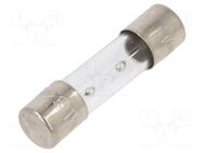 Fuse: fuse; 3.15A; 250VAC; time-lag; glass; 5x20mm; TSC; brass; bulk OPTIFUSE