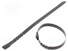 Cable tie; L: 200mm; W: 7.9mm; acid resistant steel AISI 316; wave RAYCHEM RPG
