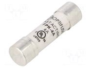 Fuse: fuse; 4A; 600VAC; 600VDC; quick blow; cylindrical,industrial OPTIFUSE