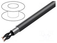 Wire; BiT 1000 (ST) FR; 2x2x0.75mm2; shielded,Al-PET foil; PVC BITNER