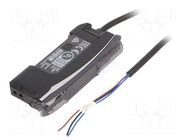 Sensor: optical fiber amplifier; PNP; Connection: lead; 2m; 100mA OMRON