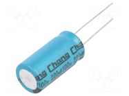 Capacitor: electrolytic; THT; 220uF; 100VDC; Ø12.5x25mm; Pitch: 5mm CHANGZHOU HUAWEI ELECTRONIC