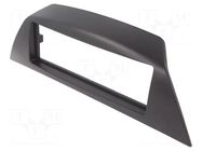Radio frame; Renault; 1 DIN; black 4CARMEDIA