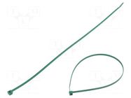 Cable tie; L: 390mm; W: 4.7mm; green; polyamide; 335N; Ømax: 110mm HELLERMANNTYTON