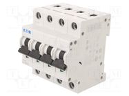 Circuit breaker; 230/400VAC; Inom: 32A; Poles: 4; Charact: C; 15kA EATON ELECTRIC