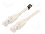 Patch cord; U/UTP; 6; CCA; PVC; grey; 0.5m; RJ45 plug,both sides VENTION