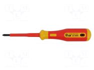 Screwdriver: insulated; slim; PlusMinus PH-type; PH1/SL BERNSTEIN