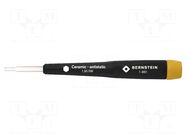 Ceramic trimmer; Bit: hex key; Size: HEX 2mm; Blade length: 20mm BERNSTEIN