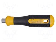 Screwdriver handle; Holder: magnetic; 1/4"; 120mm BERNSTEIN