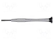 Screwdriver; precision; slot; 3x0.5mm; Blade length: 22mm BERNSTEIN