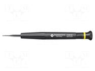 Screwdriver; precision; slot; 0.8x0.19mm; Blade length: 17mm BERNSTEIN