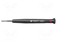 Screwdriver; precision; slot; 1.4x0.25mm; Blade length: 17mm BERNSTEIN