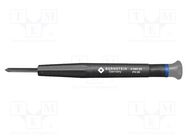 Screwdriver; Phillips; precision; PH00; Blade length: 17mm BERNSTEIN