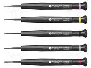 Kit: screwdrivers; precision; slot; 5pcs. BERNSTEIN