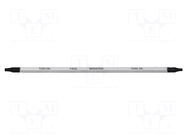 Interchangeable blade; double-sided; Torx®; TX07,TX08; 120mm BERNSTEIN