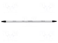 Interchangeable blade; double-sided; Torx®; TX09,TX10; 120mm BERNSTEIN