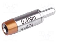 Adapter; max.0.4Nm; Kind: torque; Mounting: hexagonal 4mm BERNSTEIN
