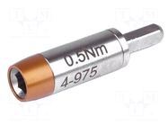 Adapter; 4mm; max.0.5Nm; Kind: torque BERNSTEIN