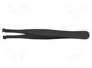 Tweezers; Blade tip shape: round; Tweezers len: 120mm; ESD BERNSTEIN
