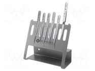 Tweezers-set; for precision works; 6pcs. BERNSTEIN