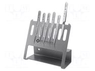 Tweezers-set; for precision works; 6pcs. BERNSTEIN