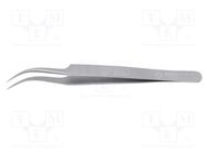 Tweezers; 125mm; Blades: narrowed; Blade tip shape: sharp 