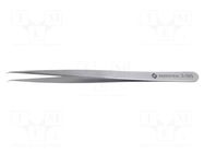 Tweezers; 140mm; Blades: curved; Blade tip shape: sharp; universal BERNSTEIN