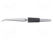 Tweezers; 160mm; Blades: curved; Blade tip shape: sharp; universal BERNSTEIN