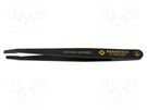 Tweezers; Blade tip shape: flat; Tweezers len: 120mm; ESD BERNSTEIN