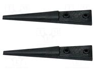 Spare part: tip; ESD; Type of tweezers: straight; 2pcs. BERNSTEIN