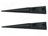 Spare part: tip; ESD; BRN-5-433; Type of tweezers: straight; 2pcs. BERNSTEIN