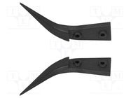 Spare part: tip; Blade tip shape: sharp; Blades: curved; ESD; 2pcs. BERNSTEIN