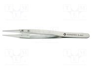 Tweezers; 125mm; Blade tip shape: rounded; universal BERNSTEIN