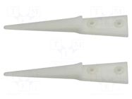 Tip; Blade tip shape: rounded; Type of tweezers: straight; 2pcs. BERNSTEIN