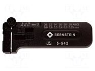 Stripping tool; Øcable: 0.25÷0.8mm; Wire: round BERNSTEIN