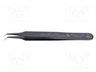 Tweezers; Blade tip shape: sharp; Tweezers len: 110mm; ESD BERNSTEIN