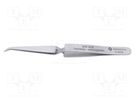 Tweezers; 125mm; Blades: curved; Blade tip shape: sharp; universal BERNSTEIN
