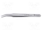 Tweezers; 120mm; Blades: curved,narrowed; Blade tip shape: flat BERNSTEIN