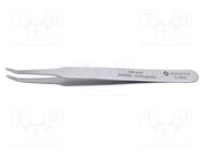 Tweezers; 125mm; Blades: curved,narrowed; universal BERNSTEIN