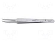 Tweezers; 125mm; Blades: curved,narrowed; universal BERNSTEIN