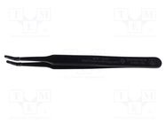 Tweezers; Blade tip shape: flat,rounded; Tweezers len: 125mm BERNSTEIN