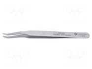 Tweezers; 125mm; Blades: curved,narrowed; universal BERNSTEIN