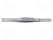 Tweezers; 120mm; Blade tip shape: shovel; universal BERNSTEIN