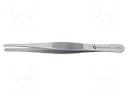 Tweezers; 120mm; Blade tip shape: flat,rounded; universal BERNSTEIN