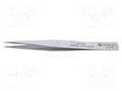 Tweezers; 130mm; Blade tip shape: flat; universal; tips serrated BERNSTEIN