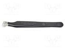 Tweezers; Blade tip shape: for cutting; Tweezers len: 115mm; ESD BERNSTEIN